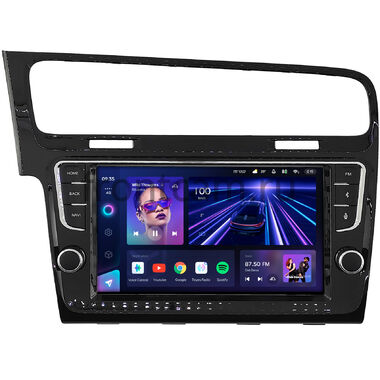 Volkswagen Golf 7 2012-2022 (черная, глянцевая) Teyes CC3 4/32 9 дюймов RM-9-3461 на Android 10 (4G-SIM, DSP, QLed)