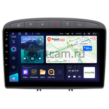 Peugeot 308, 408, RCZ (2007-2022) Teyes CC3 4/32 9 дюймов RM-9-0408 на Android 10 (4G-SIM, DSP, QLed) (серая) (Тип 2)