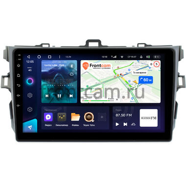 Toyota Corolla (E150) 2006-2013 (серая, без воздуховодов) Teyes CC3 4/32 9 дюймов RM-9038 на Android 10 (4G-SIM, DSP, QLed)