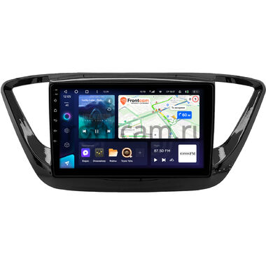 Hyundai Solaris 2 2017-2020 (черная, глянцевая) Teyes CC3 4/64 9 дюймов RM-9-0157 на Android 10 (4G-SIM, DSP, QLed)