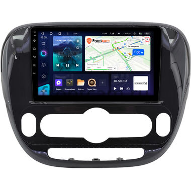 Kia Soul 2 2013-2019 (глянцевая, с климат-контролем, Тип 1) Teyes CC3 6/128 9 дюймов RM-9-0660 на Android 10 (4G-SIM, DSP, QLed)
