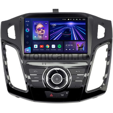 Ford Focus 3 2011-2019 (черная, глянцевая, Тип 1) Teyes CC3 6/128 9 дюймов RM-9-2360 на Android 10 (4G-SIM, DSP, QLed)