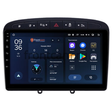 Peugeot 308, 408, RCZ 2007-2022 (черная) Teyes CC3L WIFI 2/32 9 дюймов RM-9-0705 на Android 8.1 (DSP, IPS, AHD)