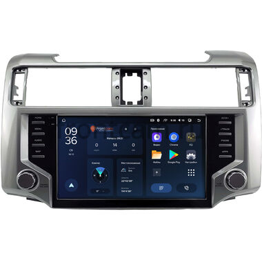 Toyota 4Runner 5 2013-2024 (серебряная, глянцевая) Teyes CC3L WIFI 2/32 9 дюймов RM-9-2230 на Android 8.1 (DSP, IPS, AHD)
