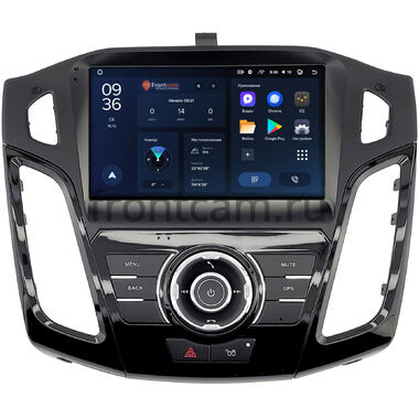 Ford Focus 3 (2011-2019) (черная, глянцевая) Teyes CC3L WIFI 2/32 9 дюймов RM-9-2360 на Android 8.1 (DSP, IPS, AHD)
