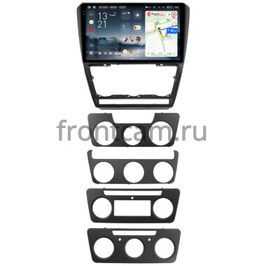 Skoda Octavia A5 2004-2013 (черная, матовая) Teyes CC4 Pro 2K 12/256 10.36 дюймов RM-10-1217 на Android 13 (4G-SIM, DSP, QLed, AI)