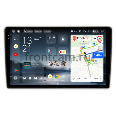 Toyota HiAce (H200) 2010-2026 (серая, правый руль, узкий кузов авто) Teyes CC4 Pro 2K 12/256 10.36 дюймов RM-10-453 на Android 13 (4G-SIM, DSP, QLed, AI)