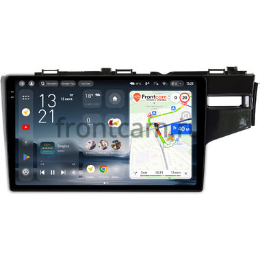 Honda Fit 3 2013-2020 (глянцевая, правый руль) Teyes CC4 Pro 2K 12/256 10.36 дюймов RM-10-508 на Android 13 (4G-SIM, DSP, QLed, AI)