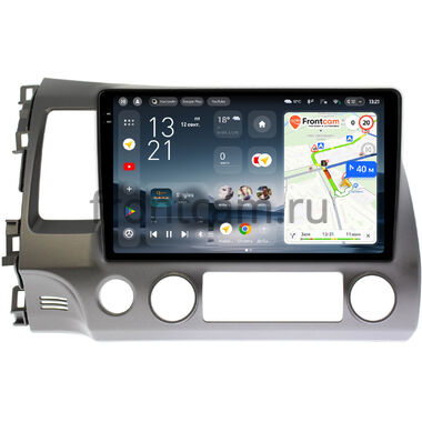 Honda Civic 8 4D 2005-2012 (левый руль, седан) Teyes CC4 Pro 2K 8/128 10.36 дюймов RM-10-063 на Android 13 (4G-SIM, DSP, QLed, AI)