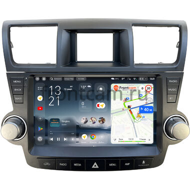 Toyota Highlander (U40) 2007-2013 (Тип3) Teyes CC4 2K 6/64 10.36 дюймов RM-10-1179 на Android 14 (4G-SIM, DSP, QLed, AI)