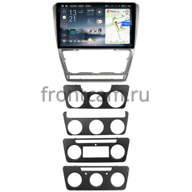 Skoda Octavia A5 2004-2013 (серебро) Teyes CC4 Pro 2K 8/128 10.36 дюймов RM-10-1216 на Android 13 (4G-SIM, DSP, QLed, AI)