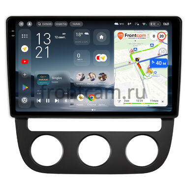 Volkswagen Jetta 5 2005-2011 (с климат-контролем) Teyes CC4 Pro 2K 8/128 10.36 дюймов Split System RM-10-1308 на Android 13 (4G-SIM, DSP, QLed, AI)