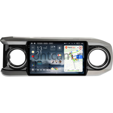 Toyota Tacoma 3 2015-2023 (черная, глянцевая) Teyes CC4 Pro 2K 8/128 10.36 дюймов RM-10-1431 на Android 13 (4G-SIM, DSP, QLed, AI)