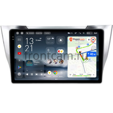 Lexus RX 300, RX 330, RX 350, RX 400h 2003-2009 (серебряная) Teyes CC4 Pro 2K 8/128 10.36 дюймов Split System RM-10-1473 на Android 13 (4G-SIM, DSP, QLed, AI)
