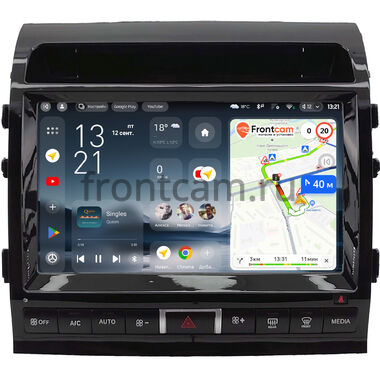 Toyota Land Cruiser 200 2007-2009 (Тип C, глянцевая) Teyes CC4 Pro 2K 8/128 10.36 дюймов Split System RM-10-2147 на Android 13 (4G-SIM, DSP, QLed, AI)