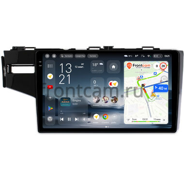 Honda Jazz 3 2014-2020 (левый руль) Teyes CC4 Pro 2K 8/128 10.36 дюймов RM-10-468 на Android 13 (4G-SIM, DSP, QLed, AI)