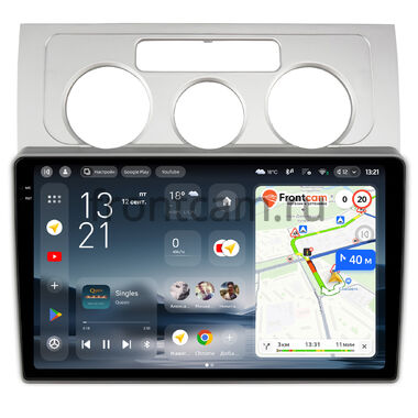 Volkswagen Touran 2003-2010 (авто без климат-контроля) Teyes CC4 Pro 2K 8/128 10.36 дюймов Split System RM-10-544 на Android 13 (4G-SIM, DSP, QLed, AI)