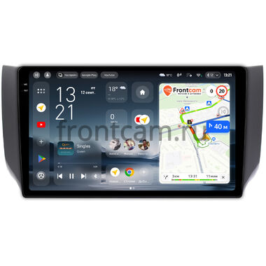 Nissan Sentra 7 (B17), Tiida 2 2012-2019 (авто без Navi) Teyes CC4 Pro 2K 8/128 10.36 дюймов RM-1008 на Android 13 (4G-SIM, DSP, QLed, AI)