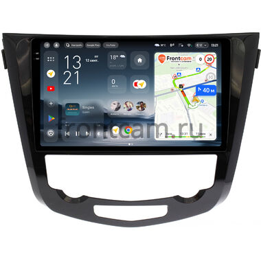Nissan Qashqai 2, X-Trail (T32) 2013-2022 (авто с климат-контролем) Teyes CC4 Pro 2K 8/128 10.36 дюймов Split System RM-1009/1010 на Android 13 (4G-SIM, DSP, QLed, AI)