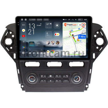 Ford Mondeo 4 2010-2014 (черная, Тип 1) Teyes CC4 Pro 2K 8/128 10.36 дюймов RM-1018 встроенный климат на Android 13 (4G-SIM, DSP, QLed, AI)