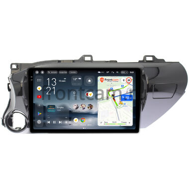 Toyota Hilux 8 2015-2024 (руль слева) Teyes CC4 Pro 2K 8/128 10.36 дюймов RM-1071 на Android 13 (4G-SIM, DSP, QLed, AI) (для авто без магнитолы)