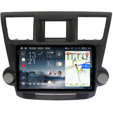 Toyota Highlander (U40) 2007-2013 (тип 2) Teyes CC4 2K 8/128 10.36 дюймов RM-1087 на Android 14 (4G-SIM, DSP, QLed, AI)