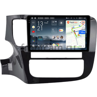 Mitsubishi Outlander 3 2012-2024 (глянцевая) Teyes CC4 Pro 2K 12/256 9.5 дюймов RM-9-0145 на Android 13 (4G-SIM, DSP, QLed, AI)