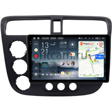 Honda Civic 7 2000-2006 (с климат-контролем, левый руль) Teyes CC4 Pro 2K 12/256 9.5 дюймов RM-9-0174 на Android 13 (4G-SIM, DSP, QLed, AI)