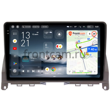 Mercedes-Benz C (w204) 2006-2011 (коричневая) Teyes CC4 Pro 2K 12/256 9.5 дюймов RM-9-0542 на Android 13 (4G-SIM, DSP, QLed, AI)