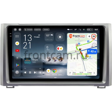 Toyota Tundra 2 2013-2021 (серебро) Teyes CC4 Pro 2K 12/256 9.5 дюймов RM-9-0655 на Android 13 (4G-SIM, DSP, QLed, AI)