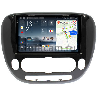 Kia Soul 2 2013-2019 (авто без климат-контроля, глянцевая) Teyes CC4 Pro 2K 12/256 9.5 дюймов RM-9-157 на Android 13 (4G-SIM, DSP, QLed, AI)