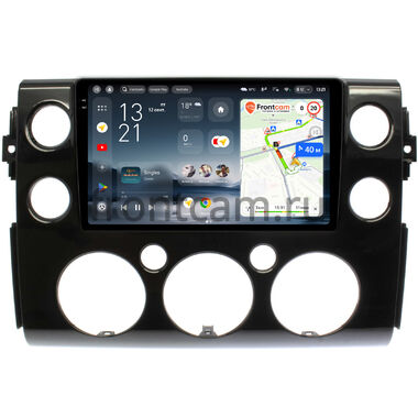 Toyota FJ Cruiser 2006-2022 (черная, глянцевая) Teyes CC4 Pro 2K 12/256 9.5 дюймов RM-9-188 на Android 13 (4G-SIM, DSP, QLed, AI)