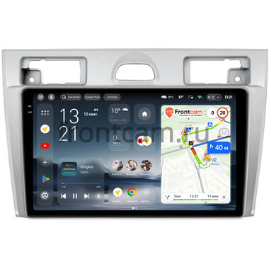 Ford Fiesta (Mk5) 2002-2008 (серебро) Teyes CC4 Pro 2K 12/256 9.5 дюймов RM-9-2069 на Android 13 (4G-SIM, DSP, QLed, AI)