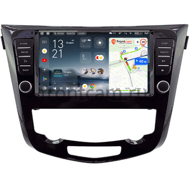 Nissan Qashqai 2, X-Trail (T32) 2013-2022 (для авто с климат-контролем, с 1 камерой, без NAVI, без кругового обзора) Teyes CC4 Pro 2K 12/256 9.5 дюймов RM-9-2140 на Android 13 (4G-SIM, DSP, QLed, AI)