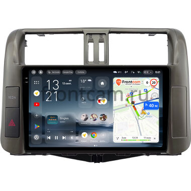 Toyota Land Cruiser Prado 150 2009-2013 (для авто с круговым обзором, цвет титан) Teyes CC4 Pro 2K 12/256 9.5 дюймов RM-9-2750 на Android 13 (4G-SIM, DSP, QLed, AI)