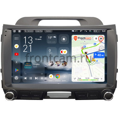 Kia Sportage 3 2010-2016 (для авто без усилителя) Teyes CC4 Pro 2K 12/256 9.5 дюймов RM-9-2772 на Android 13 (4G-SIM, DSP, QLed, AI)