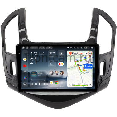Chevrolet Cruze 2012-2016 (черная, глянцевая) Teyes CC4 Pro 2K 12/256 9.5 дюймов RM-9-425 на Android 13 (4G-SIM, DSP, QLed, AI)