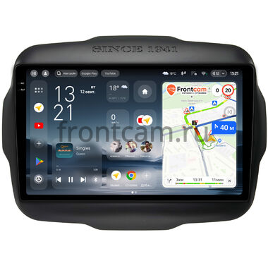 Jeep Renegade 2014-2025 Teyes CC4 Pro 2K 12/256 9.5 дюймов RM-9-629 на Android 13 (4G-SIM, DSP, QLed, AI)