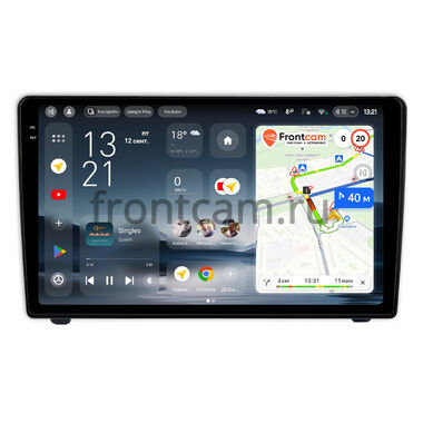 Peugeot 407 2004-2011 (черная, глянцевая) Teyes CC4 Pro 2K 12/256 9.5 дюймов RM-9-6720 на Android 13 (4G-SIM, DSP, QLed, AI)