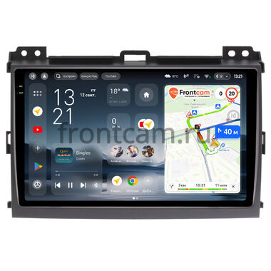 Toyota Land Cruiser Prado 120 2002-2009 (авто без усилителя) Teyes CC4 Pro 2K 12/256 9.5 дюймов RM-9063 на Android 13 (4G-SIM, DSP, QLed, AI)
