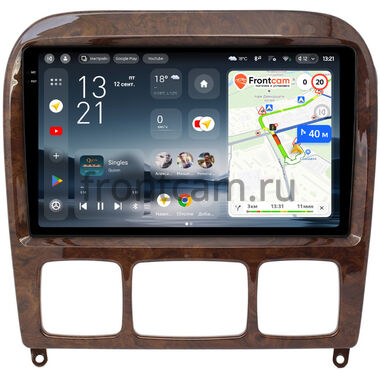 Mercedes S-klasse (w220) 1998-2005 (орех) Teyes CC4 Pro 2K 12/256 9.5 дюймов RM-9152 на Android 13 (4G-SIM, DSP, QLed, AI)
