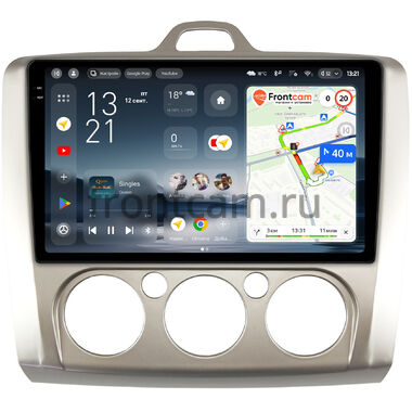 Ford Focus 2 2005-2011 (авто с кондиционером) Teyes CC4 Pro 2K 12/256 9.5 дюймов RM-9157 на Android 13 (4G-SIM, DSP, QLed, AI)