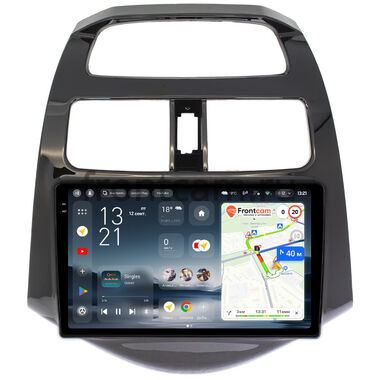 Chevrolet Spark 3 (M300) 2009-2024 (глянцевая) Teyes CC4 Pro 2K 12/256 9.5 дюймов RM-9164 на Android 13 (4G-SIM, DSP, QLed, AI)