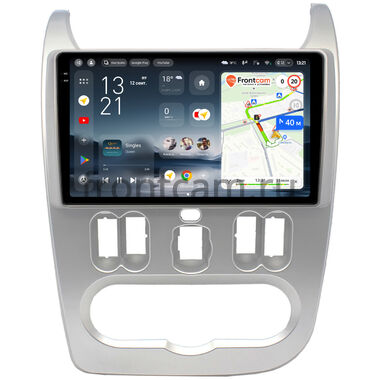 Renault Logan, Sandero 2009-2015 Teyes CC4 Pro 2K 12/256 9.5 дюймов RM-9181 на Android 13 (4G-SIM, DSP, QLed, AI)