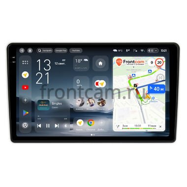 Mitsubishi Outlander 2002-2009 (левый руль) Teyes CC4 Pro 2K 12/256 9.5 дюймов RM-9197 на Android 13 (4G-SIM, DSP, QLed, AI)