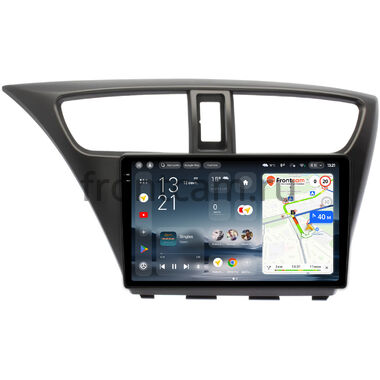 Honda Civic 9 5D 2011-2015 (левый руль, хэтчбэк) Teyes CC4 2K 8/128 9.5 дюймов RM-9-0108 на Android 14 (4G-SIM, DSP, QLed, AI)