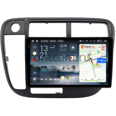 Honda Civic 6 1995-2000 (без климата, левый руль) Teyes CC4 Pro 2K 8/128 9.5 дюймов RM-9-0178 на Android 13 (4G-SIM, DSP, QLed, AI)