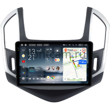 Chevrolet Cruze 2012-2016 (черно-серая, матовая) Teyes CC4 Pro 2K 8/128 9.5 дюймов RM-9-0663 на Android 13 (4G-SIM, DSP, QLed, AI)