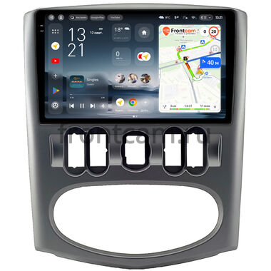Renault Logan 2009-2015 (серая, Тип 1) Teyes CC4 Pro 2K 8/128 9.5 дюймов RM-9-0740 на Android 13 (4G-SIM, DSP, QLed, AI)