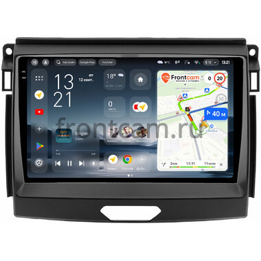 Ford Ranger 4 2015-2022 (для авто с цветным дисплеем 4.2 дюйма / SYNC1) Teyes CC4 Pro 2K 8/128 9.5 дюймов RM-9-0850 на Android 13 (4G-SIM, DSP, QLed, AI)